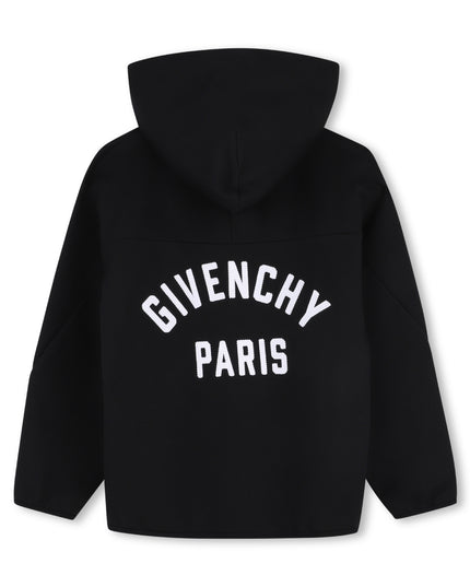 kids atelier givenchy Black Hooded Jacket