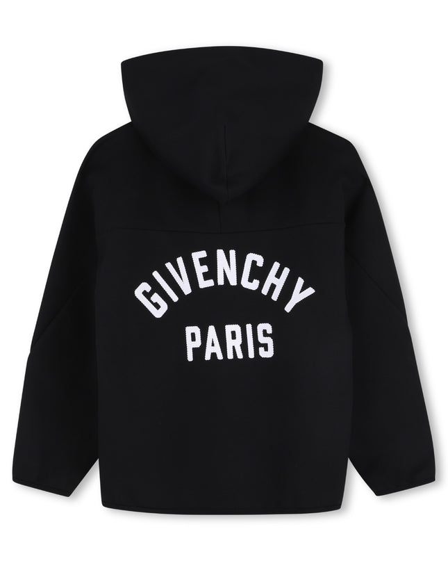 kids atelier givenchy Black Hooded Jacket