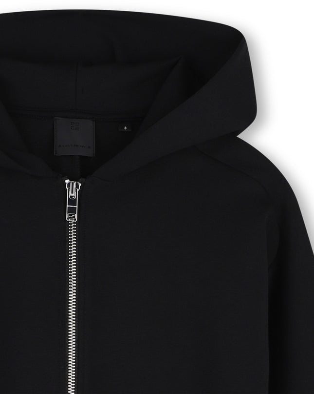 kids atelier givenchy Black Hooded Jacket