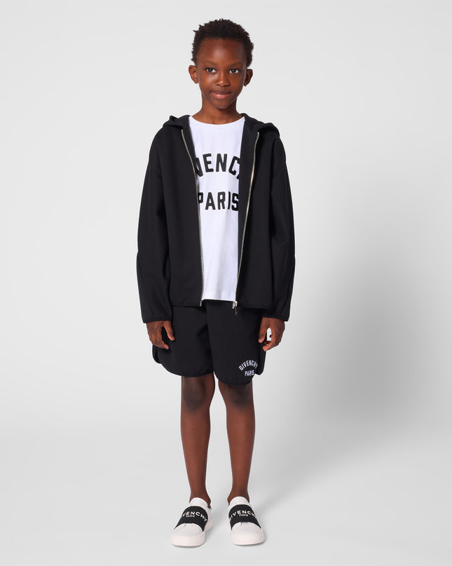 kids atelier givenchy Black Hooded Jacket