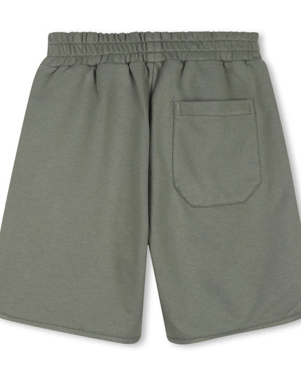 kids atelier givenchy Olive Green Givenchy Logo Shorts