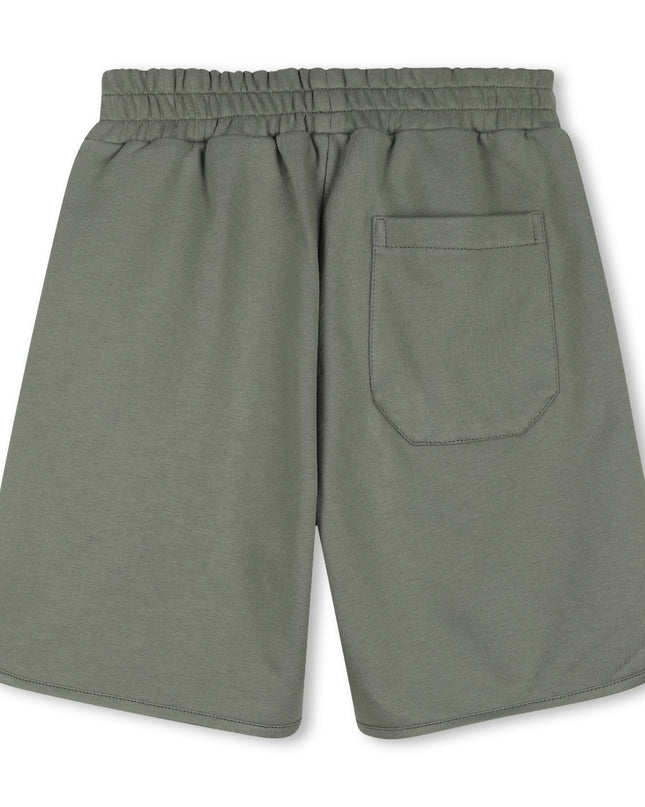 kids atelier givenchy Olive Green Givenchy Logo Shorts
