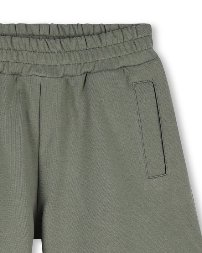 kids atelier givenchy Olive Green Givenchy Logo Shorts
