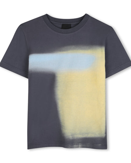 kids atelier givenchy Dark Grey Abstract T-Shirt