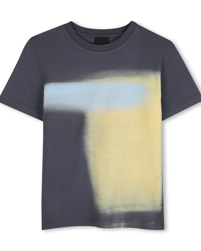 kids atelier givenchy Dark Grey Abstract T-Shirt