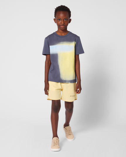 kids atelier givenchy Dark Grey Abstract T-Shirt