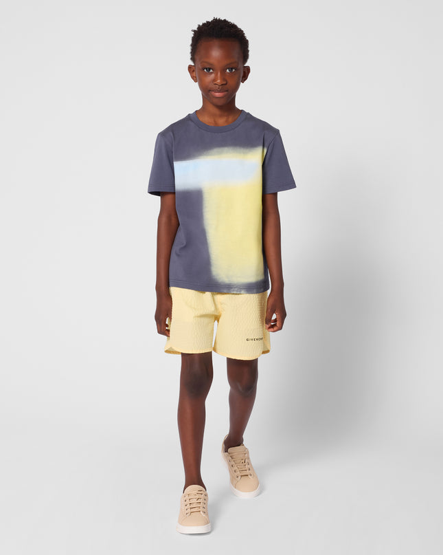 kids atelier givenchy Dark Grey Abstract T-Shirt