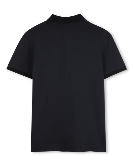 kids atelier givenchy Black short sleeve Polo 
