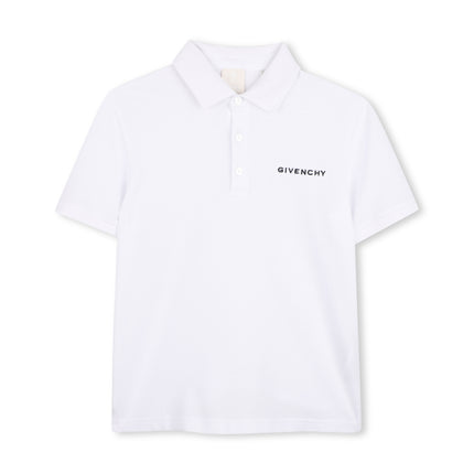 Kids atelier givenchy White Short Sleeve Polo