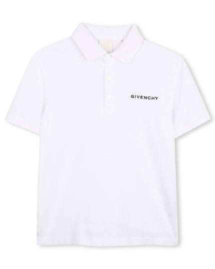 Kids atelier givenchy White Short Sleeve Polo