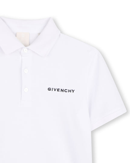 Kids atelier givenchy White Short Sleeve Polo