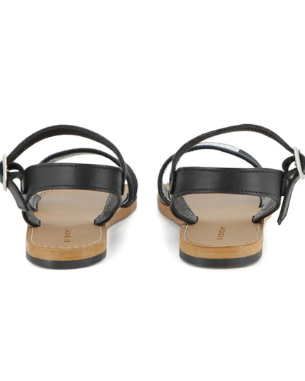 Kids atelier Givenchy Black Logo Strap Sandals