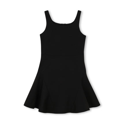 kids atelier givenchy Black Sleeveless Flared Dress