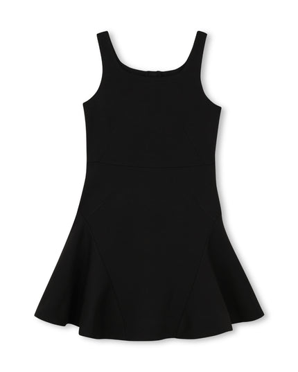 kids atelier givenchy Black Sleeveless Flared Dress