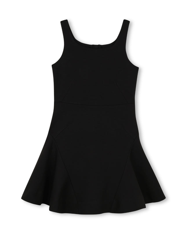 kids atelier givenchy Black Sleeveless Flared Dress