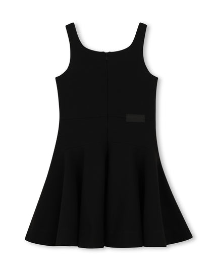 kids atelier givenchy Black Sleeveless Flared Dress