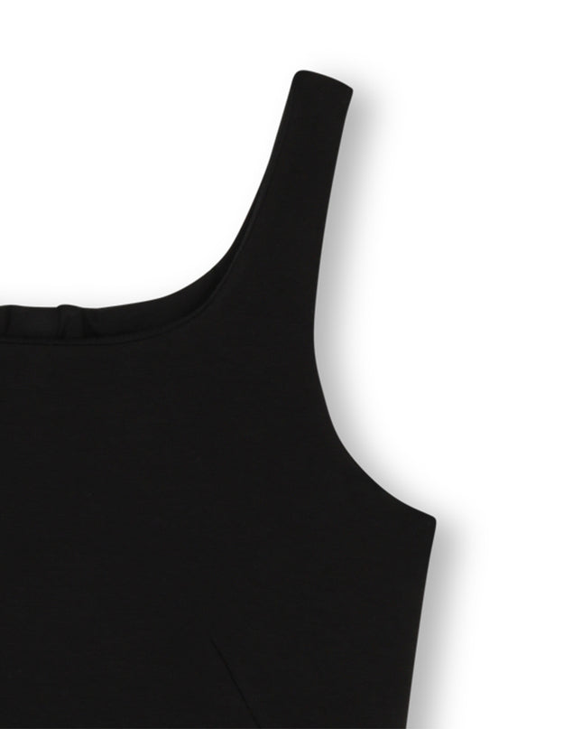 kids atelier givenchy Black Sleeveless Flared Dress