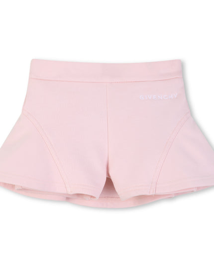 kids atelier givenchy Light Pink Givenchy Flared Shorts