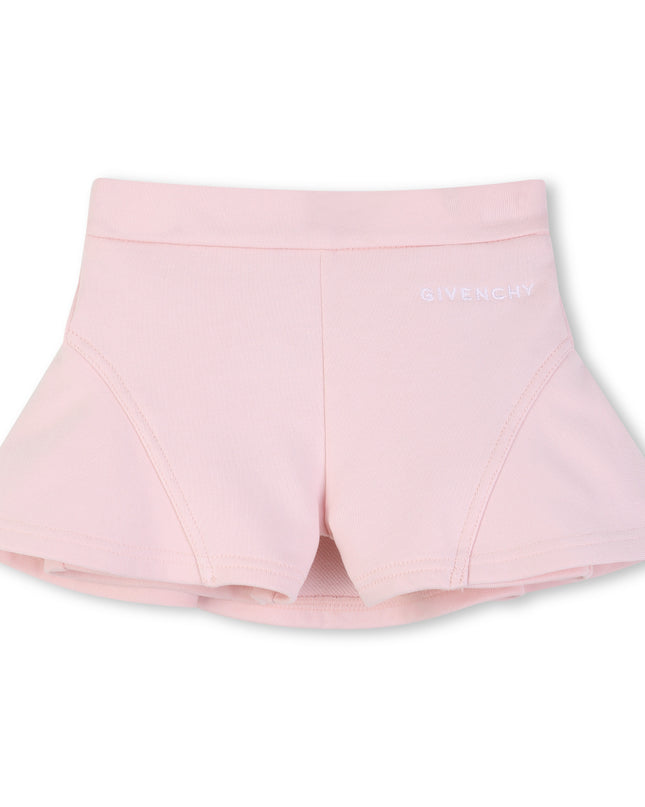 kids atelier givenchy Light Pink Givenchy Flared Shorts