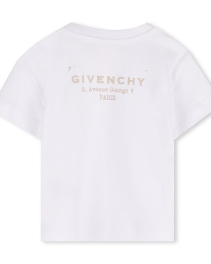 kids atelier givenchy white Short Sleeve Logo T-Shirt