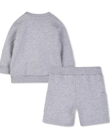 kids atelier givenchy Light Gray Givenchy Shorts Set