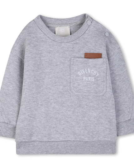 kids atelier givenchy Light Gray Givenchy Shorts Set