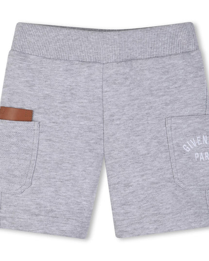 kids atelier givenchy Light Gray Givenchy Shorts Set