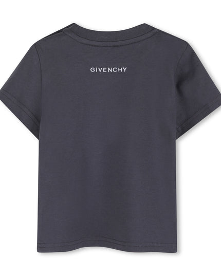 kids atelier givenchy Dark Gray Gradient T-Shirt