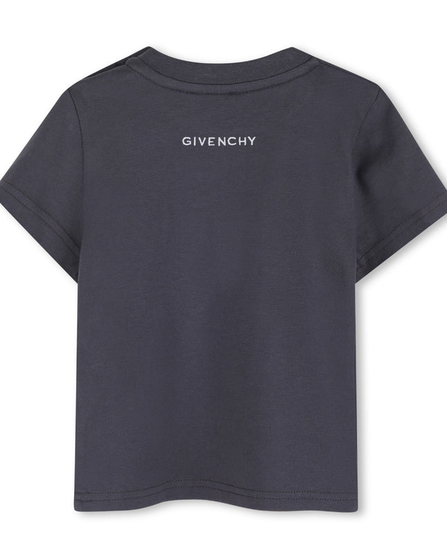 kids atelier givenchy Dark Gray Gradient T-Shirt