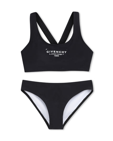 kids atelier givenchy Black Givenchy Two-Piece Swimsuit