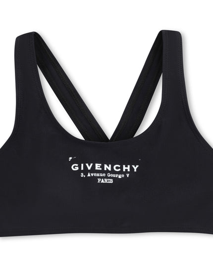 kids atelier givenchy Black Givenchy Two-Piece Swimsuit