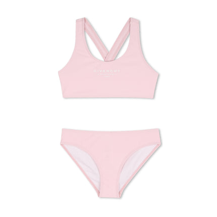 kids atelier givenchy Pink Givenchy Two-Piece Swimsuit