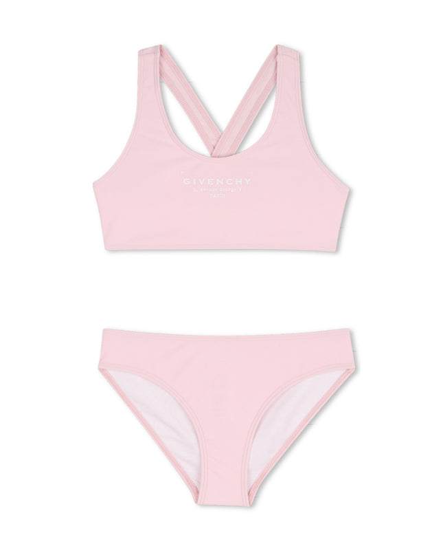 kids atelier givenchy Pink Givenchy Two-Piece Swimsuit