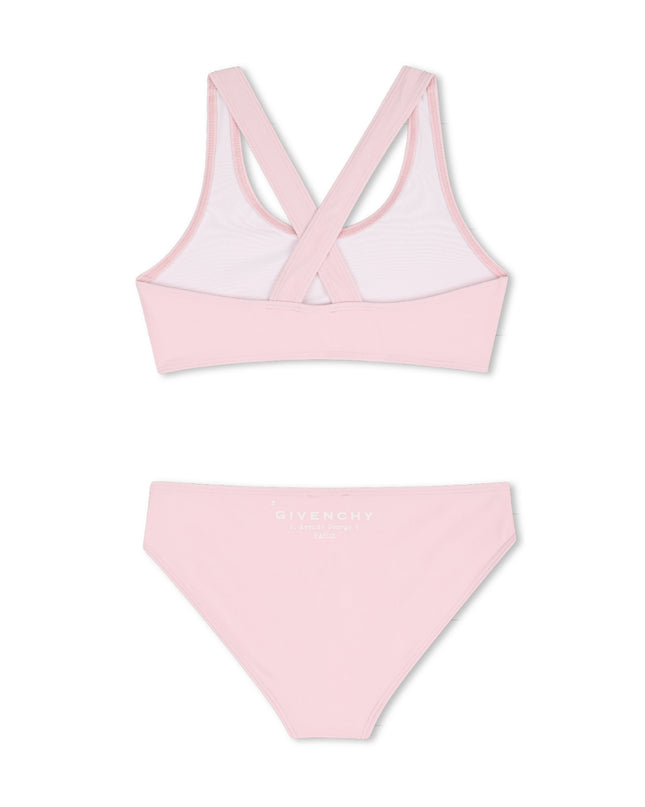 kids atelier givenchy Pink Givenchy Two-Piece Swimsuit