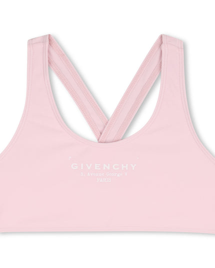 kids atelier givenchy Pink Givenchy Two-Piece Swimsuit