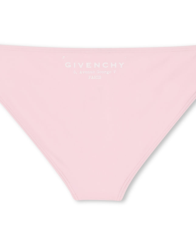kids atelier givenchy Pink Givenchy Two-Piece Swimsuit