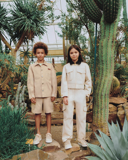 kids atelier givenchy White Short Sleeve Cropped T-Shirt