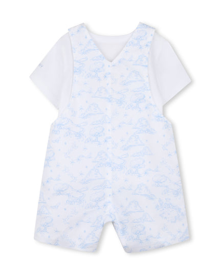 kids atelier givenchy White & Light Blue Givenchy Baby Set
