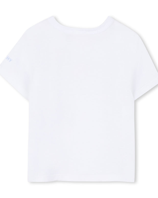 kids atelier givenchy White & Light Blue Givenchy Baby Set
