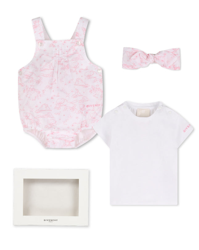 kids atelier givenchy Pink Givenchy Baby Outfit Set