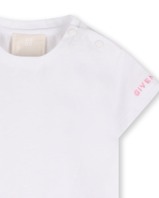kids atelier givenchy Pink Givenchy Baby Outfit Set