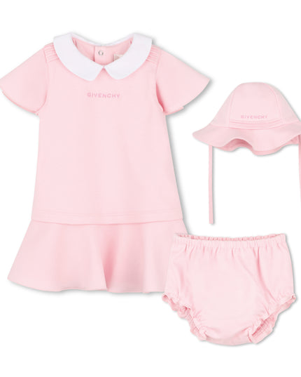 kids atelier givenchy Light Pink Givenchy Baby Dress Set