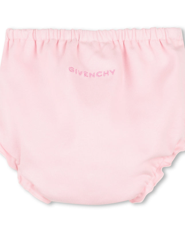 kids atelier givenchy Light Pink Givenchy Baby Dress Set