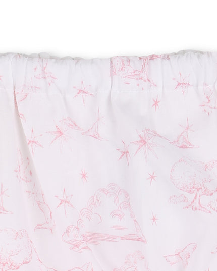 kids atelier givenchy White & Light Pink Givenchy Baby Dress Set