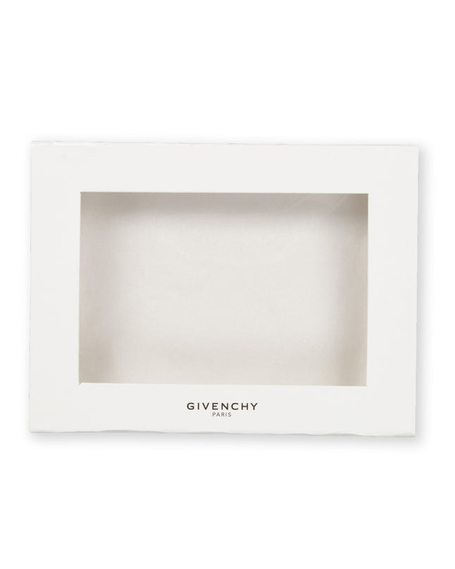 kids atelier givenchy White & Light Pink Givenchy Baby Dress Set