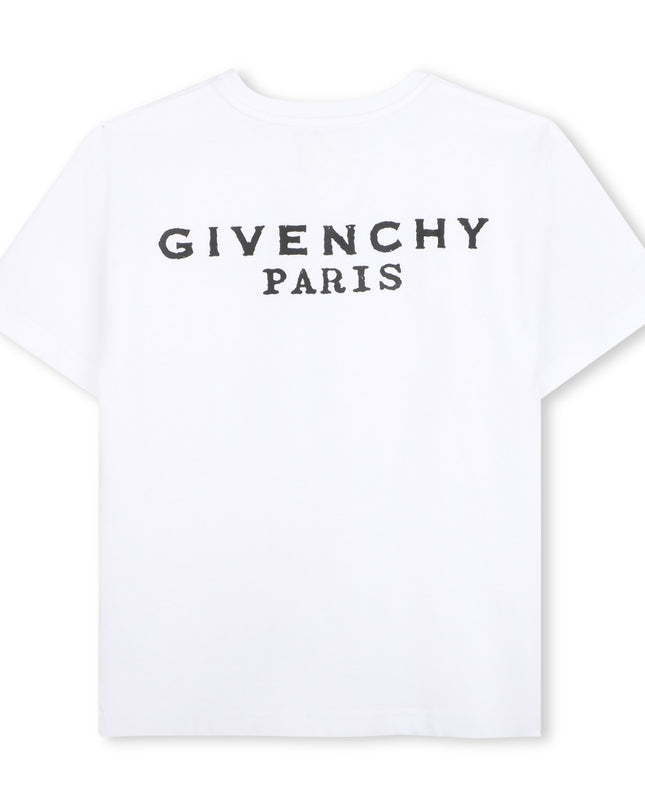 Kids Atelier Givenchy White Logo Tee