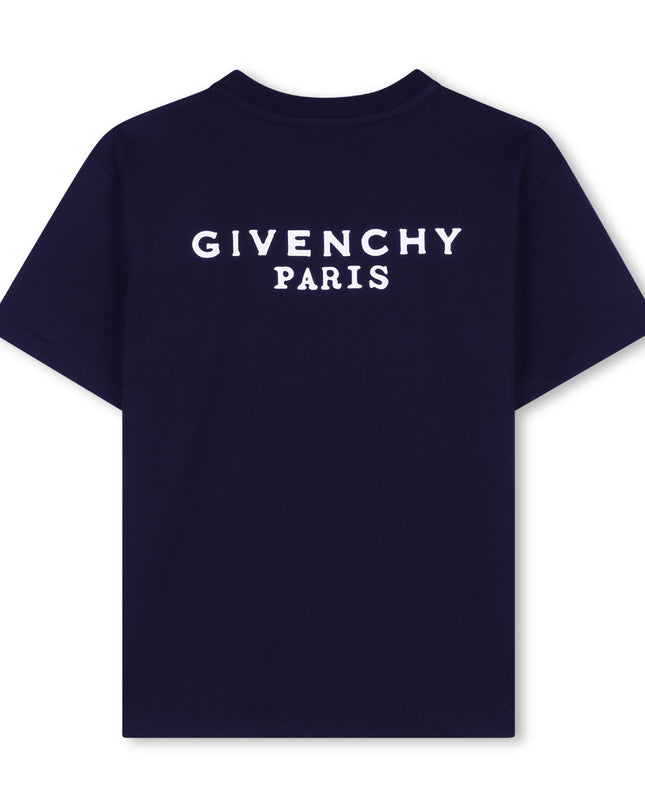 Kids Atelier Givenchy Navy Logo Tee