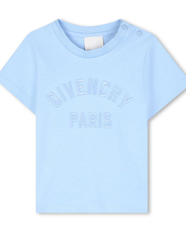 Kids Atelier Givenchy Light Blue Jersey Tee