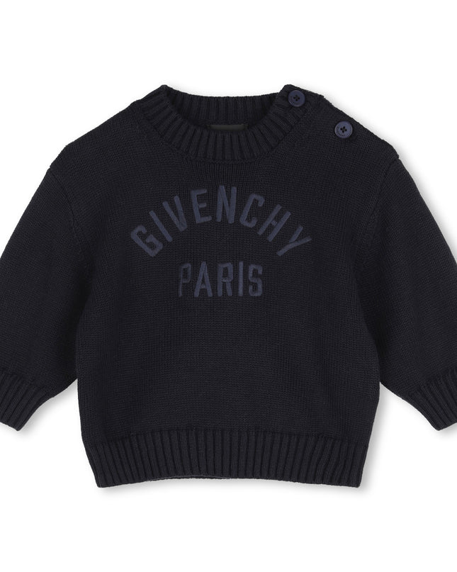 Kids Atelier Givenchy Navy Knitted Sweater