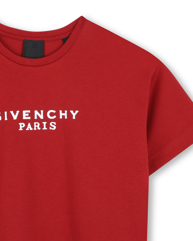 Kids Atelier Givenchy Dark Red Organic Cotton Tee